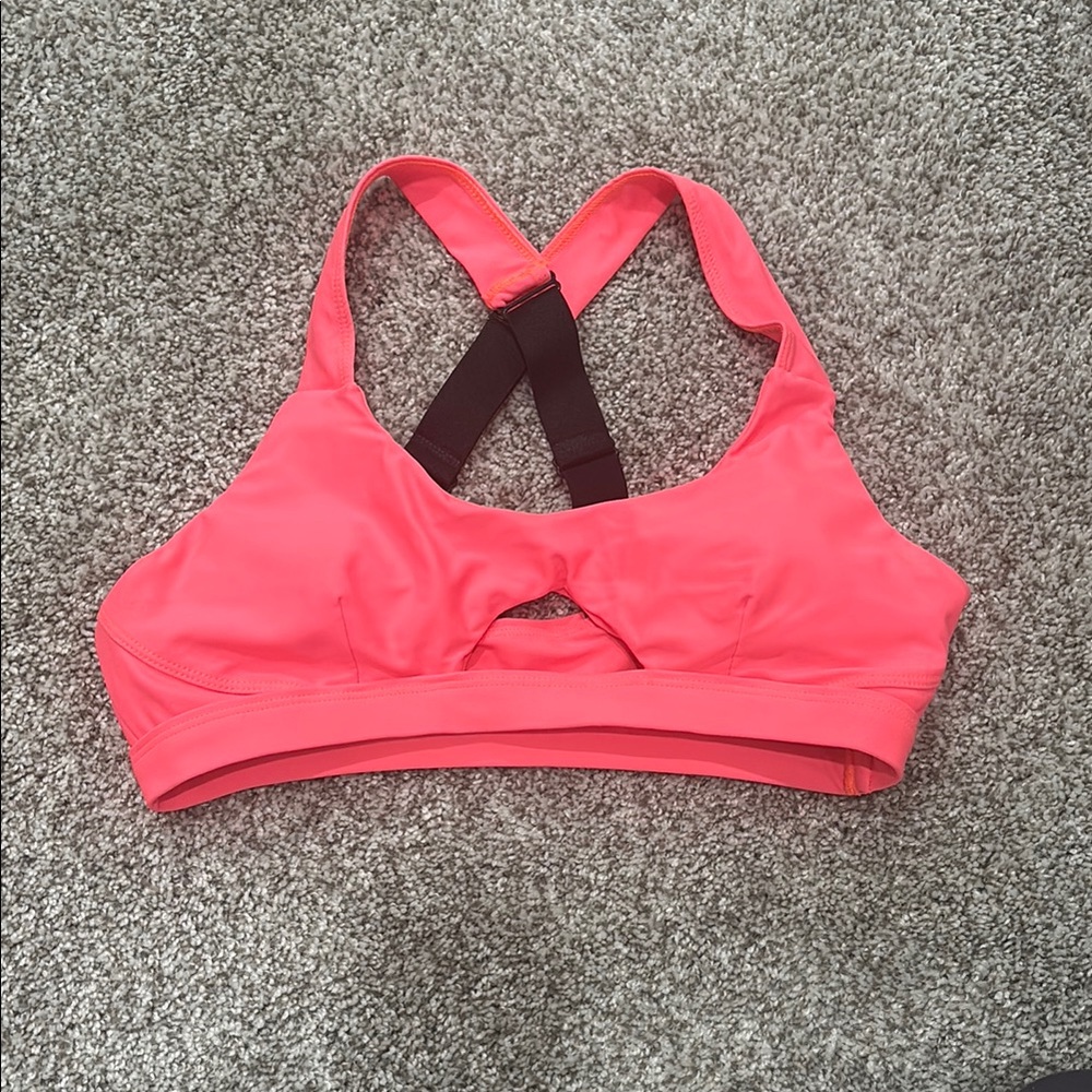 Bombshell Sportswear Coral Glow Sports Bra